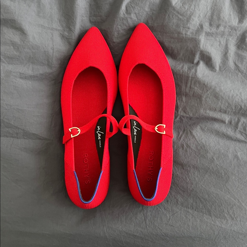 Rothy's Red Point II Shoes